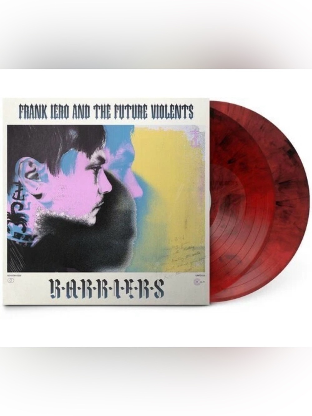 Frank Iero from MCR And The Future Violents Barriers Red/Black Marble Vinyl 2x12